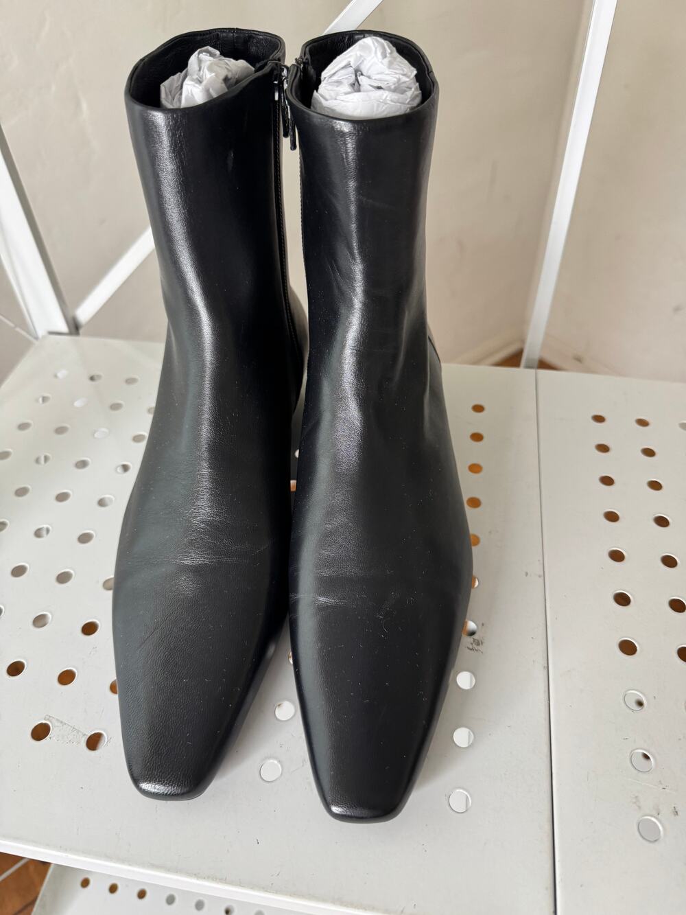 New STAUD Leather ankle boots in Black 39